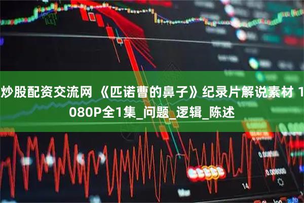 炒股配资交流网 《匹诺曹的鼻子》纪录片解说素材 1080P全1集_问题_逻辑_陈述